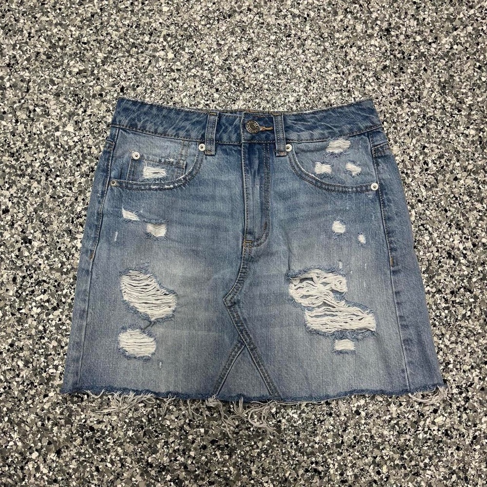 DENIM MINI SKIRT🪬
